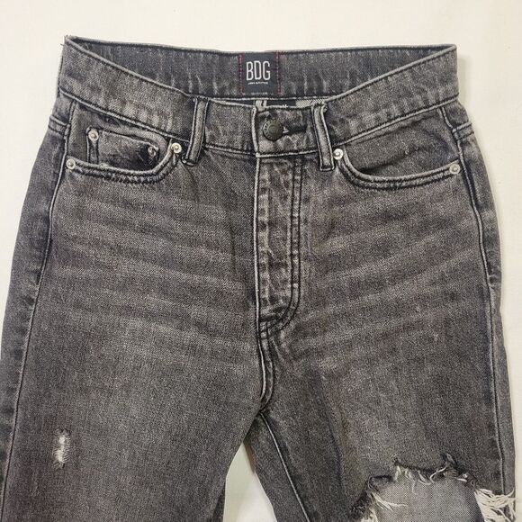Urban Outfitters BDG Washed Black Distressed Slim Jeans - Picture 6 of 13